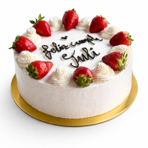 Tarta Red Velvet artesanal Valencia, vista frontal.